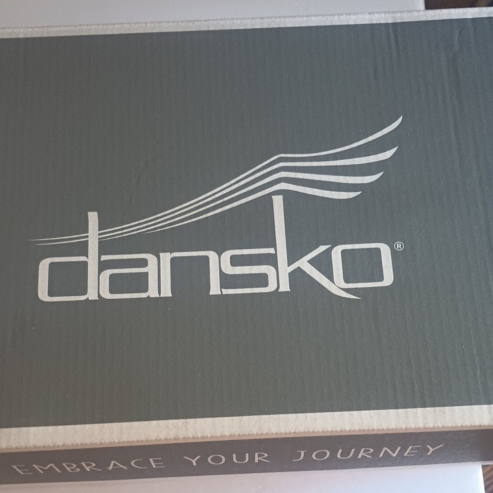 Dansko Blue Suede Sandals